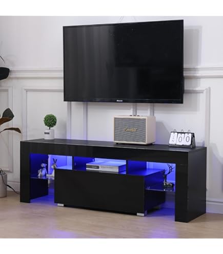 Amazon｜Bestier LED TVスタンド 55/60/65インチテレビ用 ゲーミング